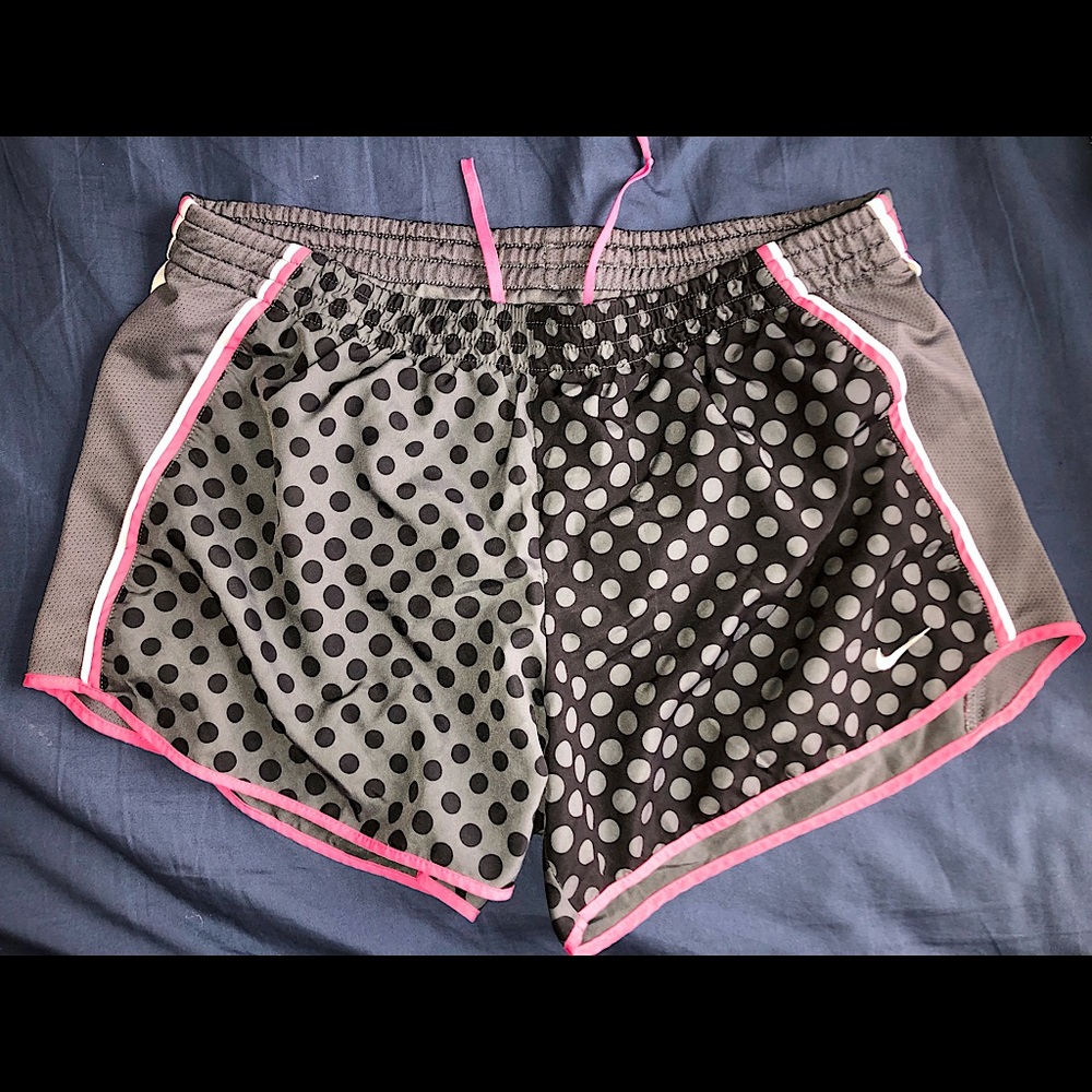 Pink/Gray/Black Large Nike Running Shorts